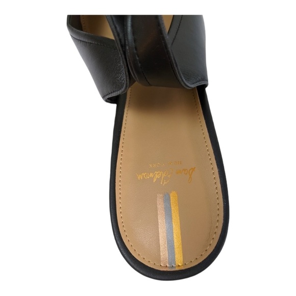 Sam Edelman Toren Black Square Toe Slingback Block Heels 7.5 - Picture 8 of 8